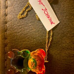 Betsey Johnson Gummy Bear Necklace
